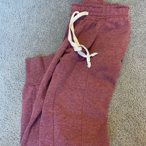 Pink sweatpants